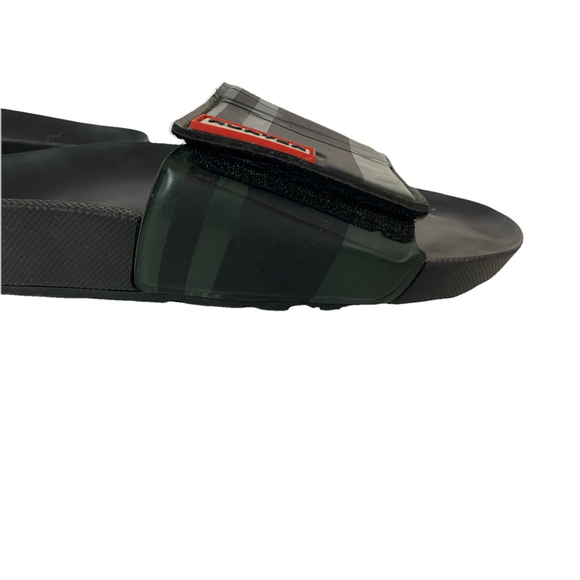 Hunter Garden Stripe Adjustable Slides Black - Picture 15 of 16